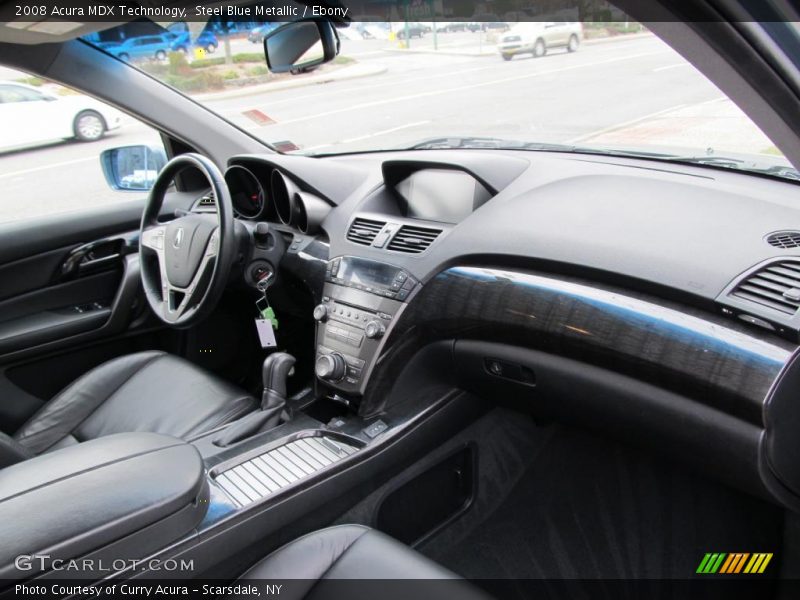 Steel Blue Metallic / Ebony 2008 Acura MDX Technology