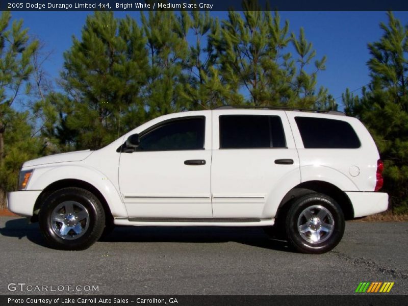 Bright White / Medium Slate Gray 2005 Dodge Durango Limited 4x4