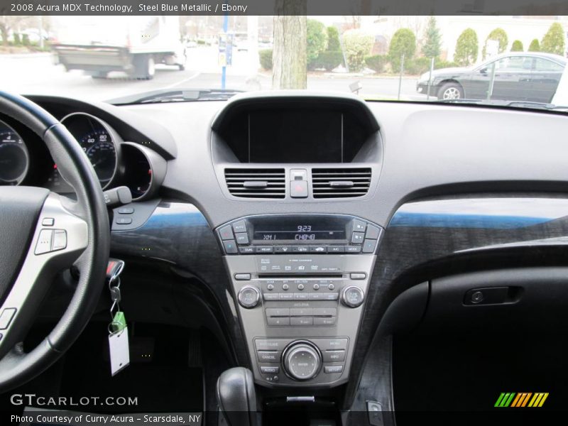 Steel Blue Metallic / Ebony 2008 Acura MDX Technology