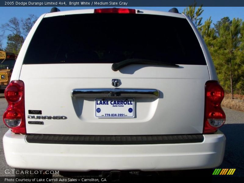 Bright White / Medium Slate Gray 2005 Dodge Durango Limited 4x4
