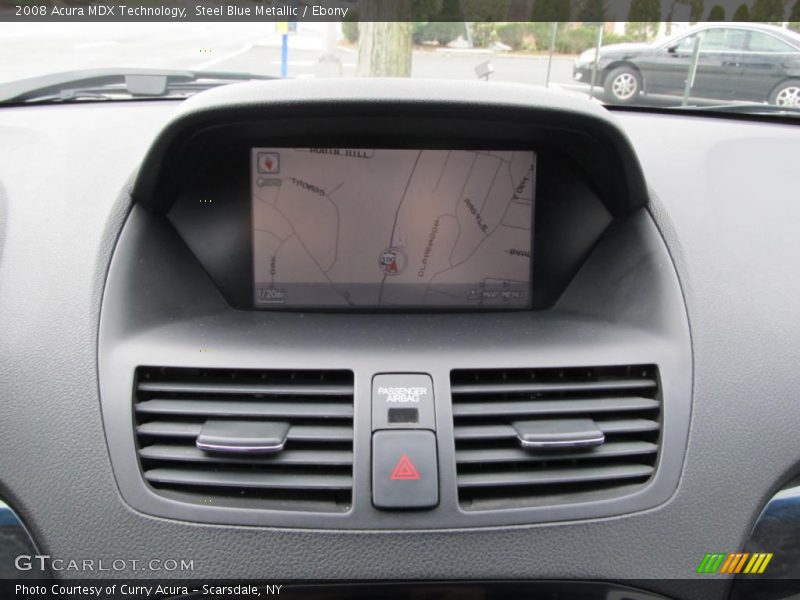 Steel Blue Metallic / Ebony 2008 Acura MDX Technology