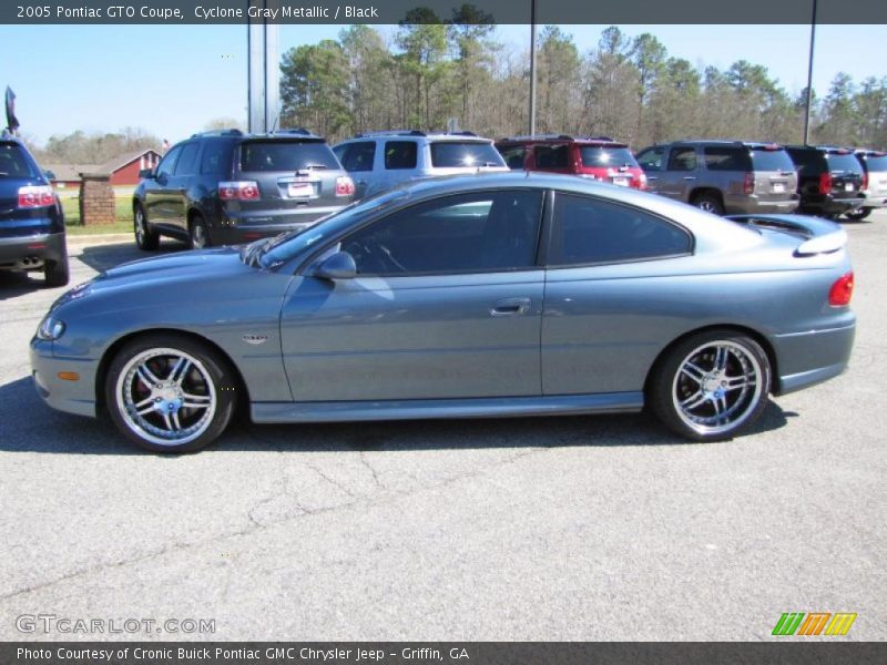 Cyclone Gray Metallic / Black 2005 Pontiac GTO Coupe