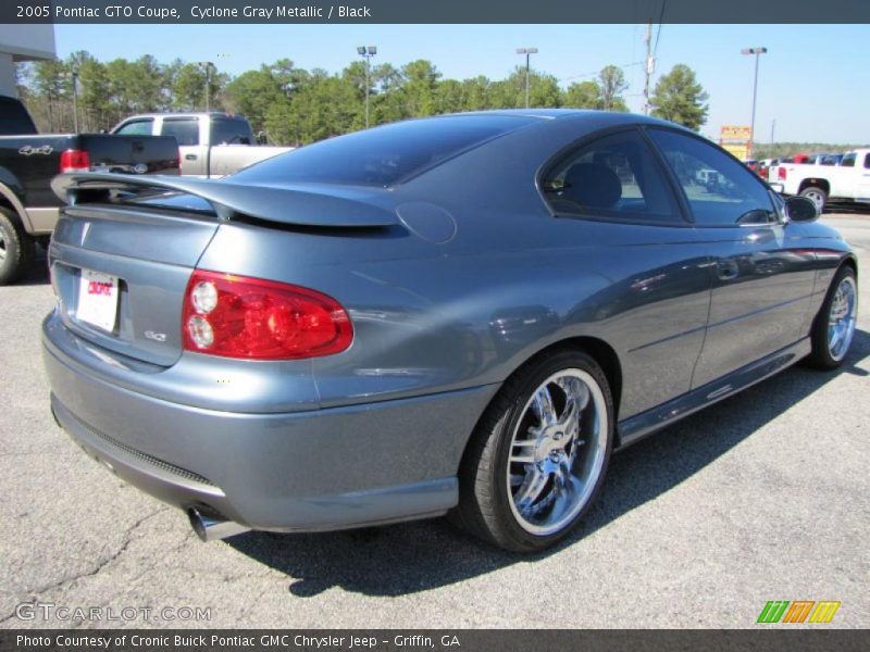 Cyclone Gray Metallic / Black 2005 Pontiac GTO Coupe