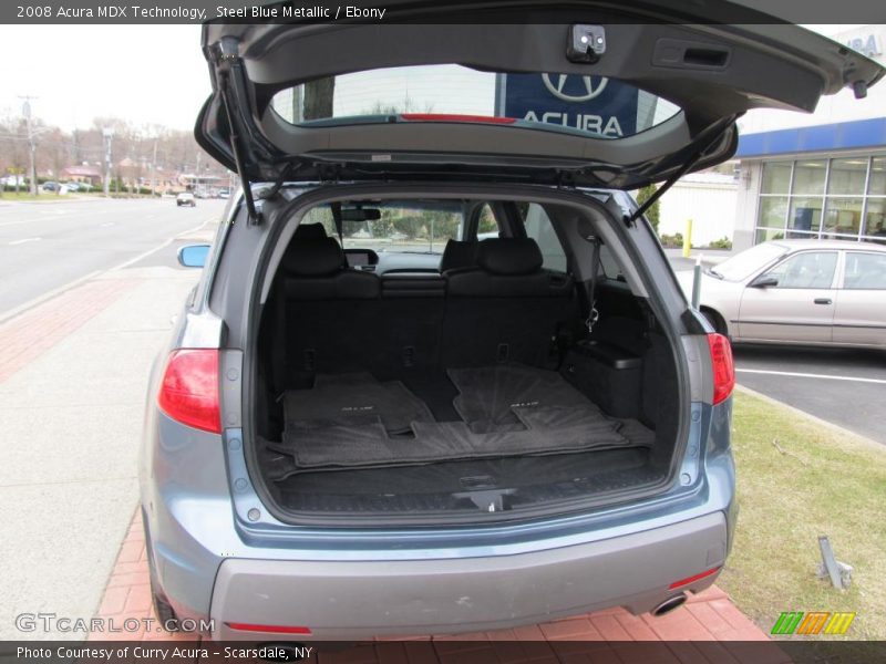 Steel Blue Metallic / Ebony 2008 Acura MDX Technology