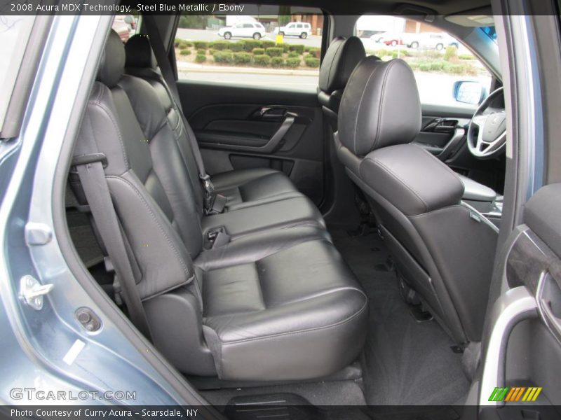 Steel Blue Metallic / Ebony 2008 Acura MDX Technology