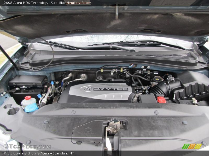 Steel Blue Metallic / Ebony 2008 Acura MDX Technology