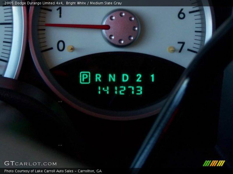 Bright White / Medium Slate Gray 2005 Dodge Durango Limited 4x4