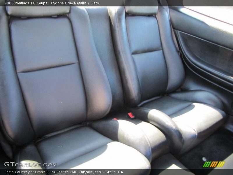  2005 GTO Coupe Black Interior