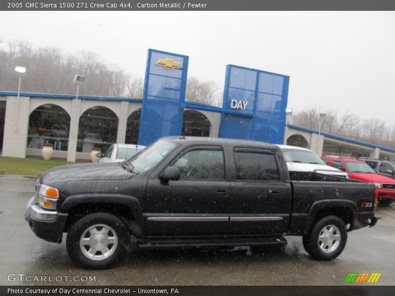 Carbon Metallic / Pewter 2005 GMC Sierra 1500 Z71 Crew Cab 4x4