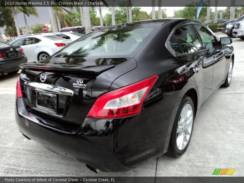 Crimson Black / Charcoal 2010 Nissan Maxima 3.5 SV