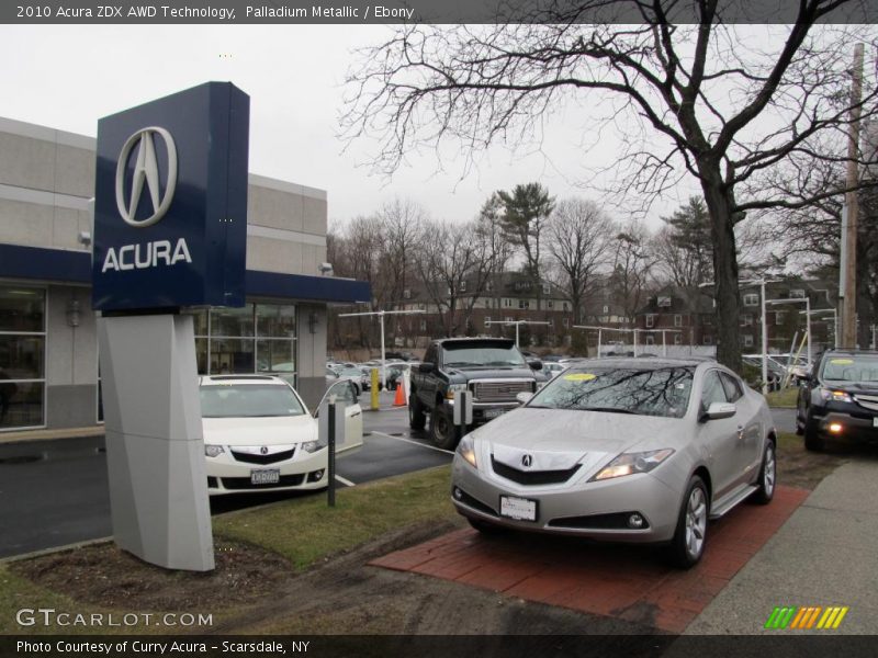 Palladium Metallic / Ebony 2010 Acura ZDX AWD Technology