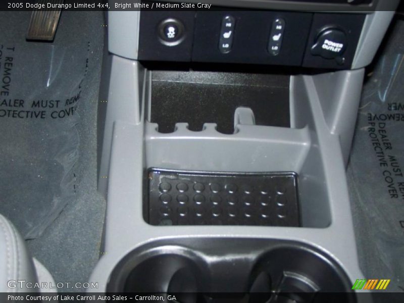 Bright White / Medium Slate Gray 2005 Dodge Durango Limited 4x4