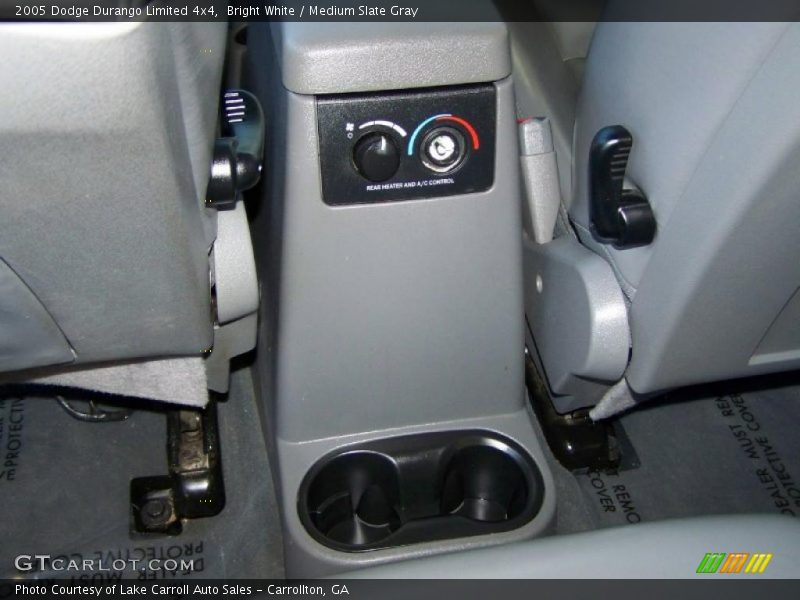 Bright White / Medium Slate Gray 2005 Dodge Durango Limited 4x4