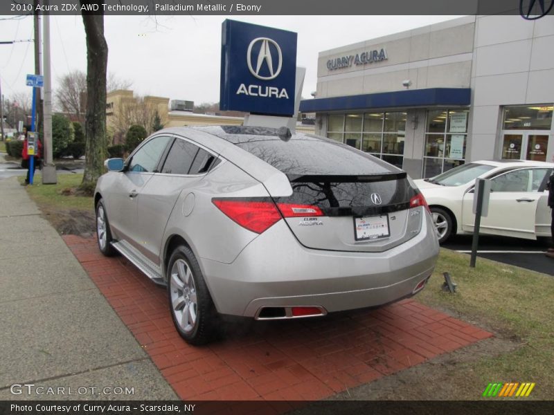 Palladium Metallic / Ebony 2010 Acura ZDX AWD Technology