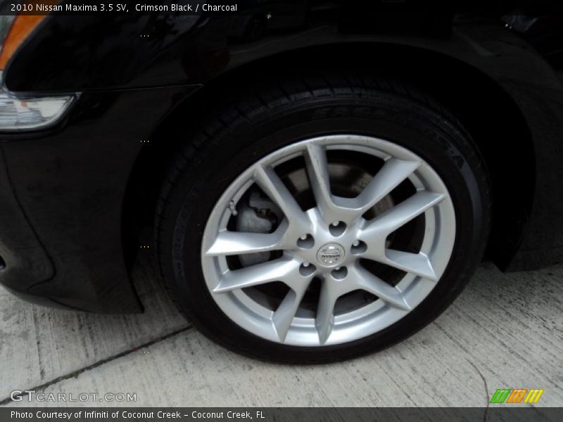 Crimson Black / Charcoal 2010 Nissan Maxima 3.5 SV