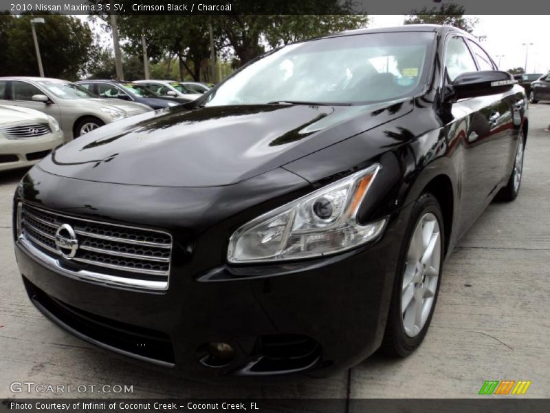 Crimson Black / Charcoal 2010 Nissan Maxima 3.5 SV