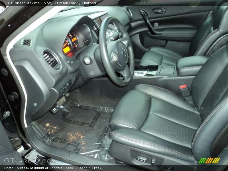 Crimson Black / Charcoal 2010 Nissan Maxima 3.5 SV
