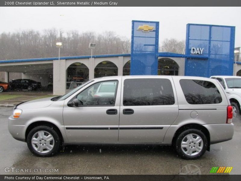 Silverstone Metallic / Medium Gray 2008 Chevrolet Uplander LS