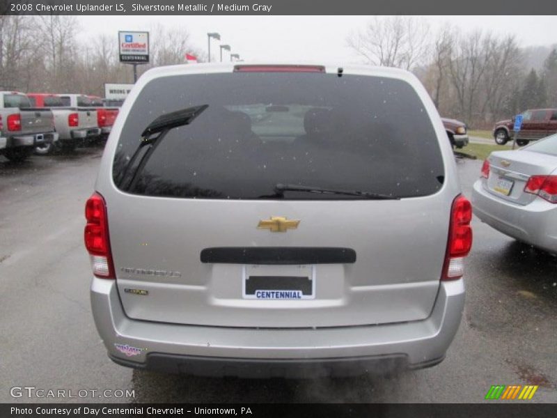 Silverstone Metallic / Medium Gray 2008 Chevrolet Uplander LS