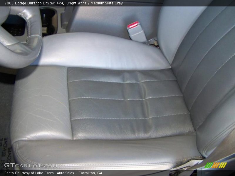 Bright White / Medium Slate Gray 2005 Dodge Durango Limited 4x4