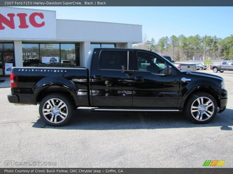 Black / Black 2007 Ford F150 Harley-Davidson SuperCrew