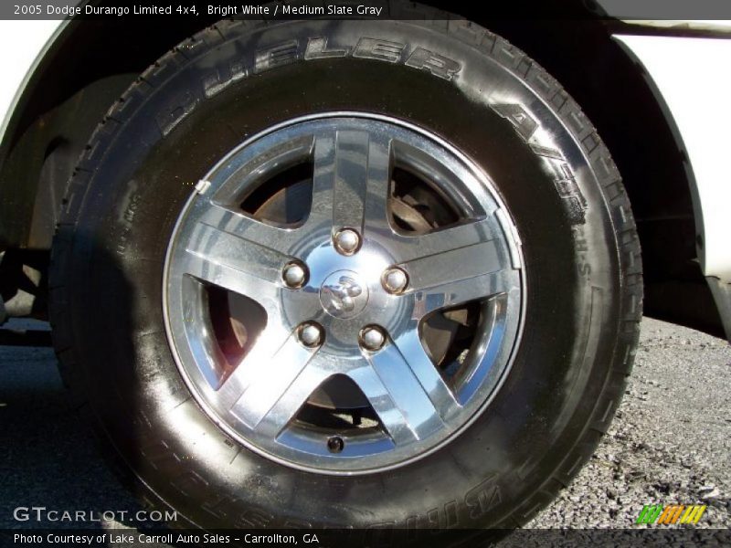 Bright White / Medium Slate Gray 2005 Dodge Durango Limited 4x4