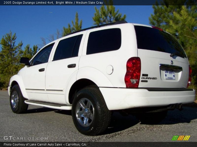 Bright White / Medium Slate Gray 2005 Dodge Durango Limited 4x4
