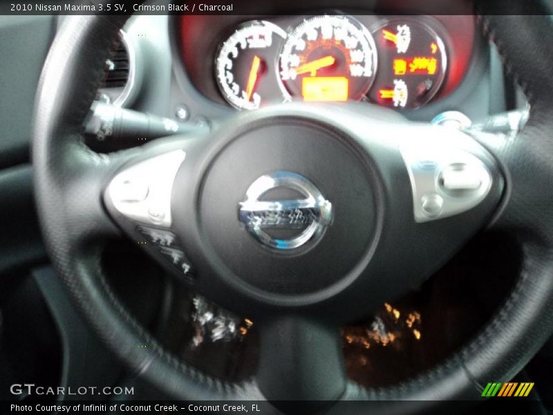 Crimson Black / Charcoal 2010 Nissan Maxima 3.5 SV
