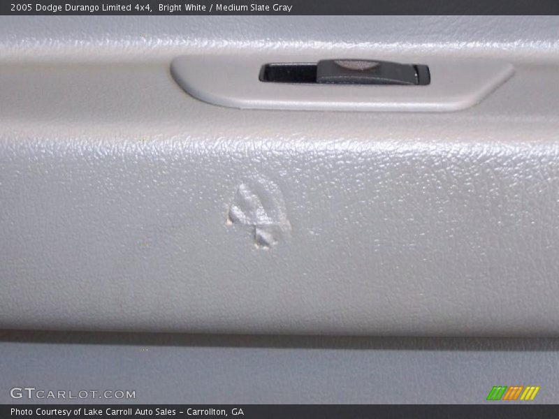 Bright White / Medium Slate Gray 2005 Dodge Durango Limited 4x4