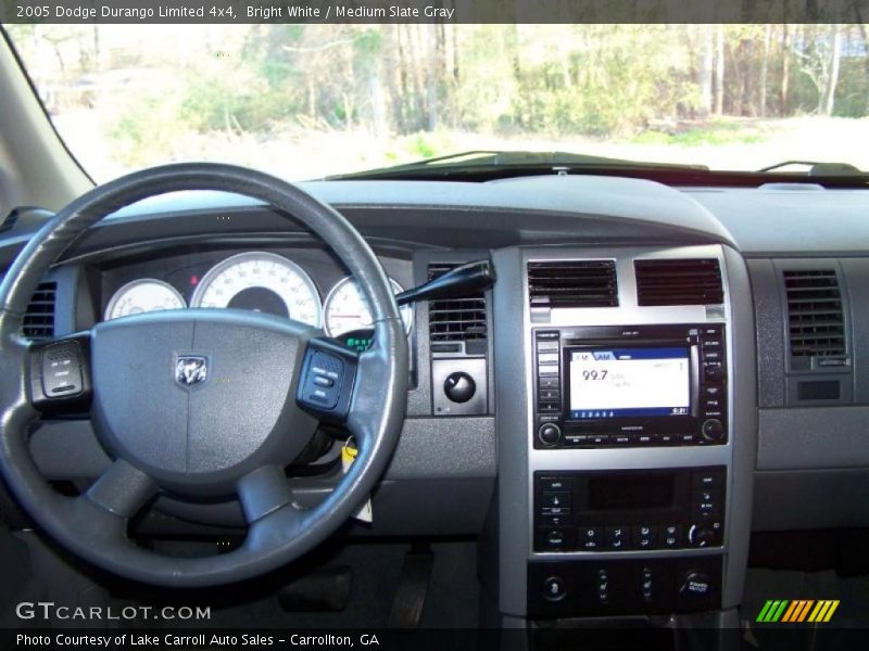 Bright White / Medium Slate Gray 2005 Dodge Durango Limited 4x4