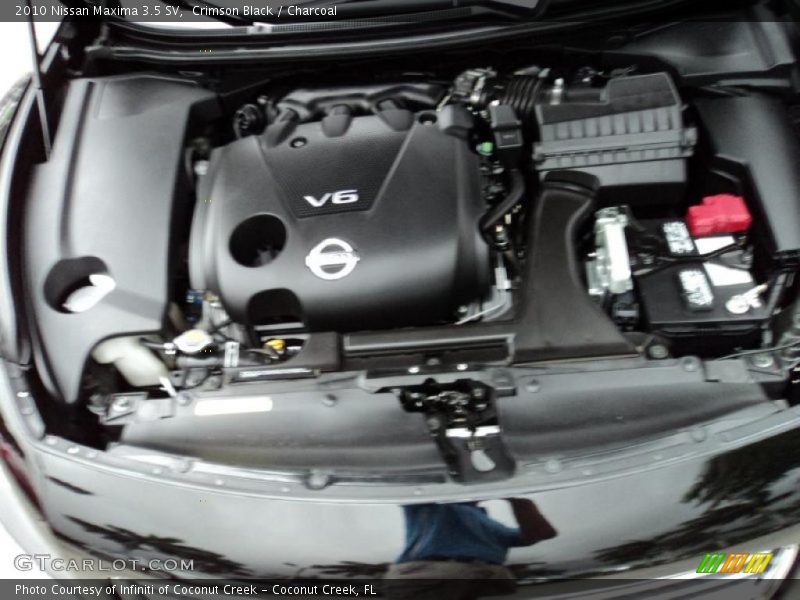 Crimson Black / Charcoal 2010 Nissan Maxima 3.5 SV