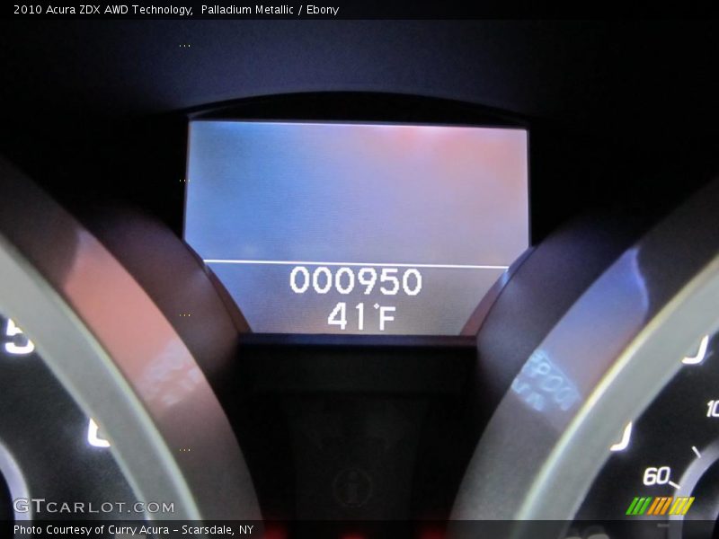 Palladium Metallic / Ebony 2010 Acura ZDX AWD Technology