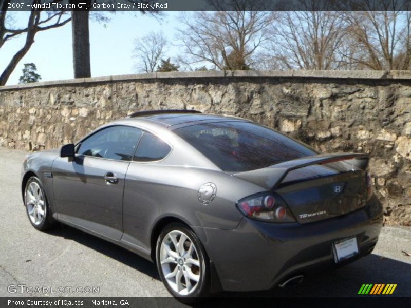 Carbon Gray / Black/Red 2007 Hyundai Tiburon GT