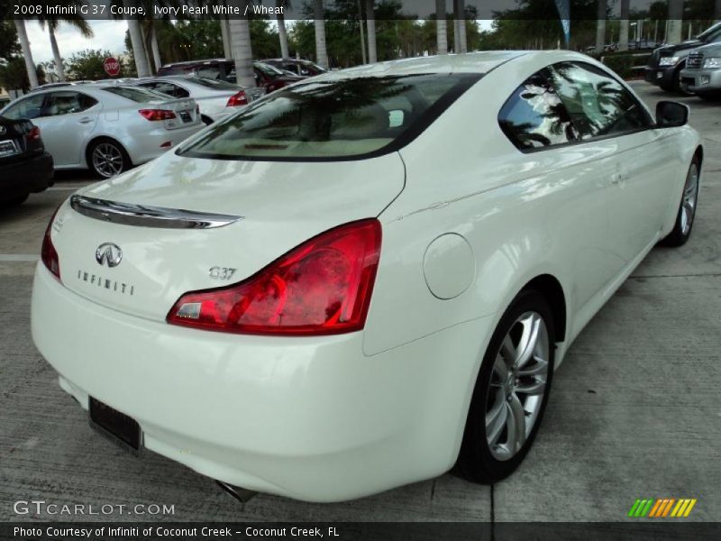  2008 G 37 Coupe Ivory Pearl White