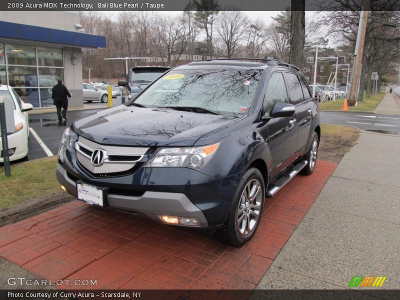 Bali Blue Pearl / Taupe 2009 Acura MDX Technology