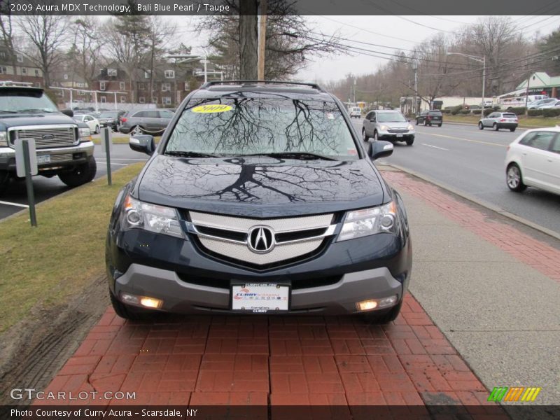 Bali Blue Pearl / Taupe 2009 Acura MDX Technology