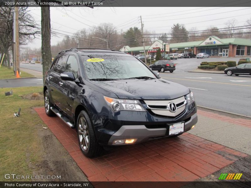 Bali Blue Pearl / Taupe 2009 Acura MDX Technology