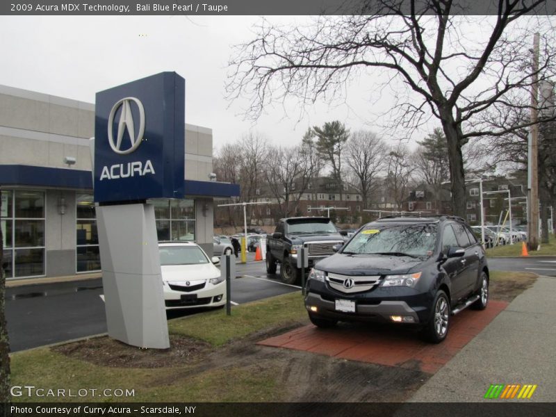 Bali Blue Pearl / Taupe 2009 Acura MDX Technology