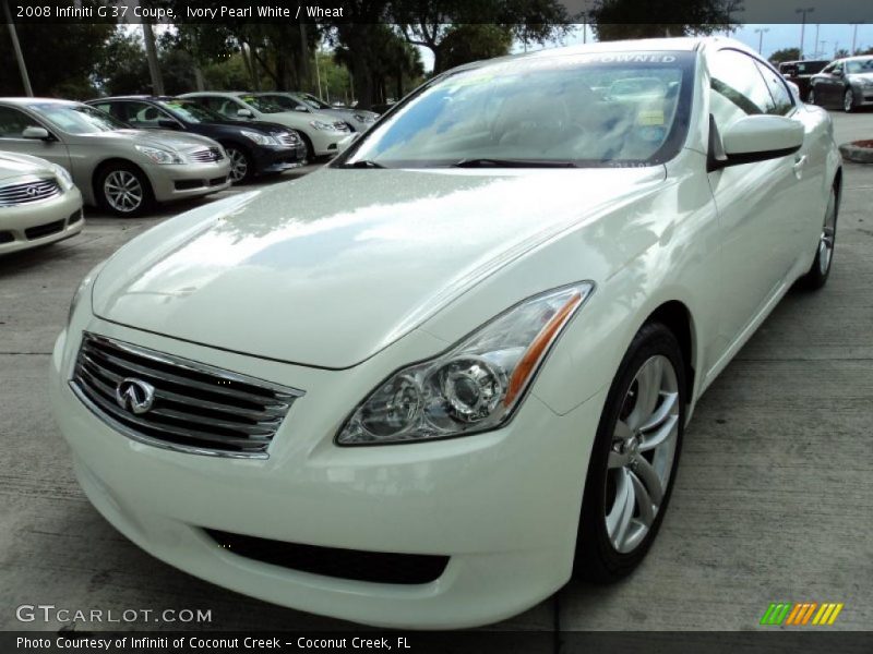  2008 G 37 Coupe Ivory Pearl White