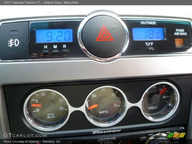 Controls of 2007 Tiburon GT