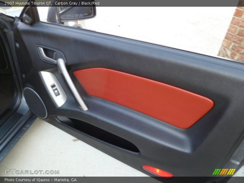Carbon Gray / Black/Red 2007 Hyundai Tiburon GT