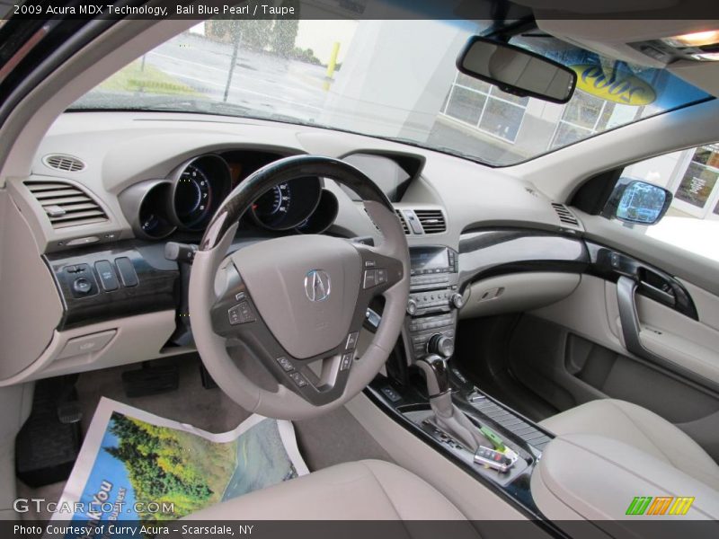 Bali Blue Pearl / Taupe 2009 Acura MDX Technology