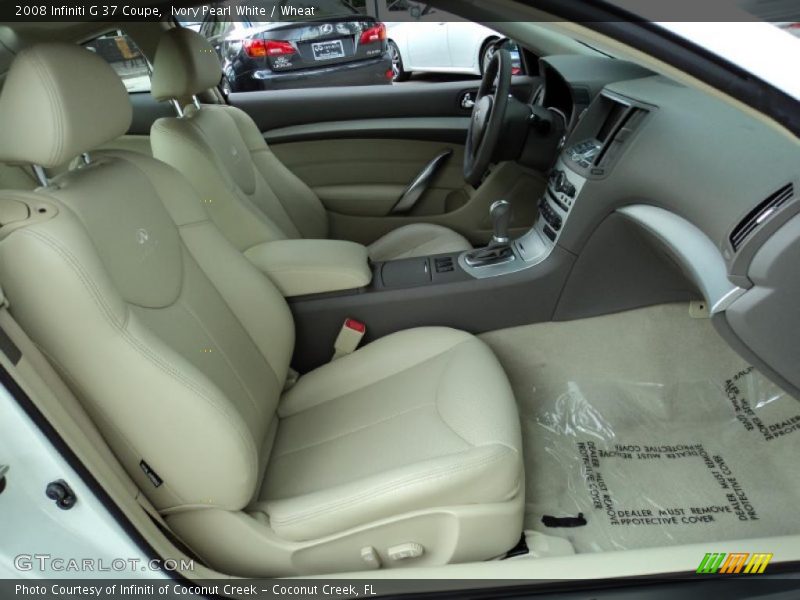  2008 G 37 Coupe Wheat Interior