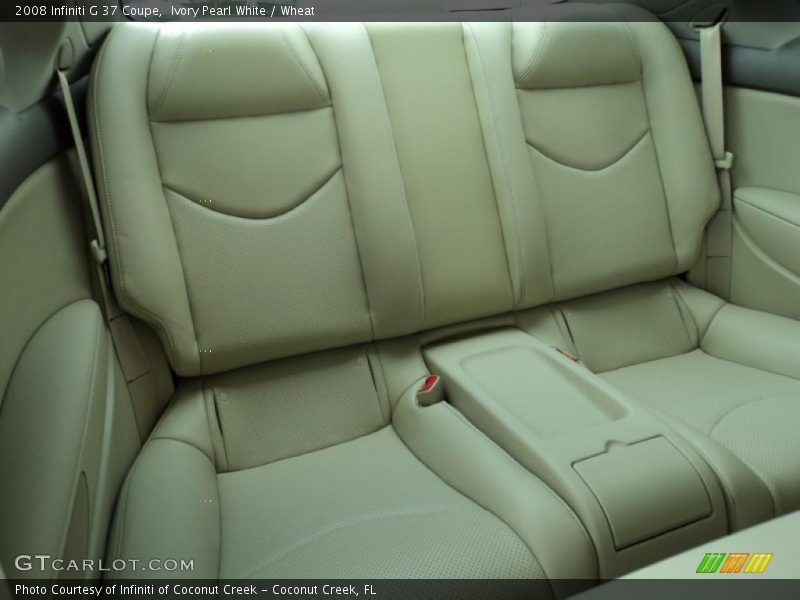 Ivory Pearl White / Wheat 2008 Infiniti G 37 Coupe