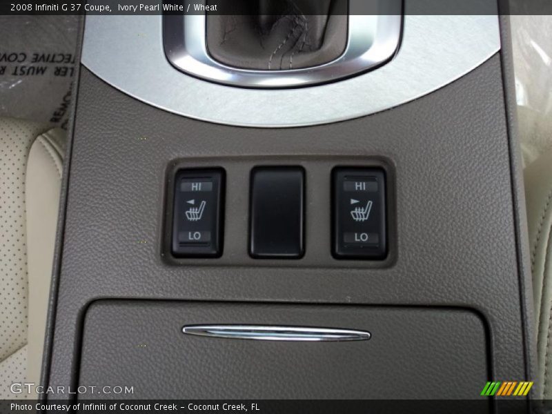 Ivory Pearl White / Wheat 2008 Infiniti G 37 Coupe