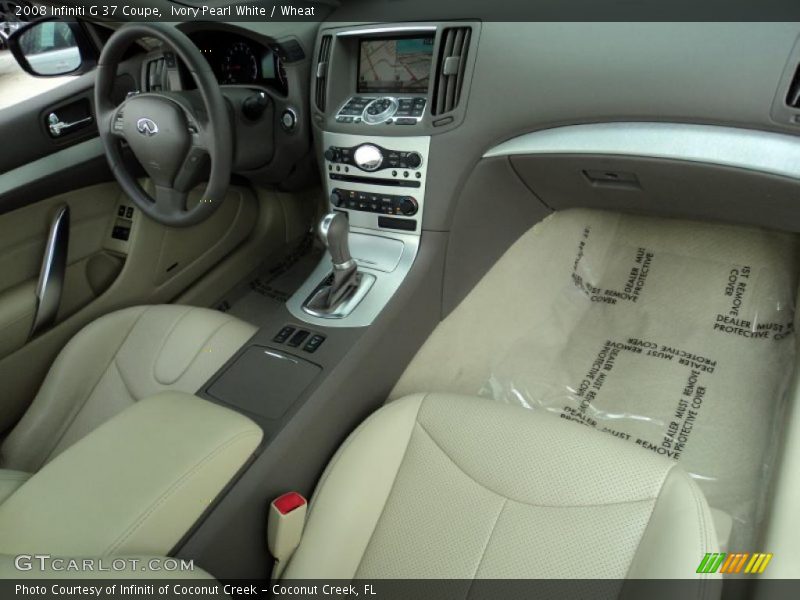  2008 G 37 Coupe Wheat Interior
