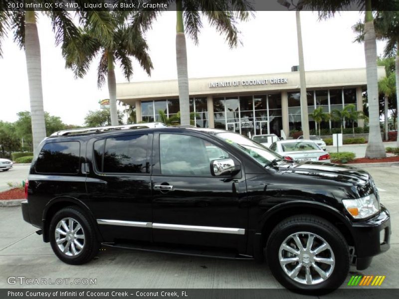 Liquid Onyx Black / Graphite 2010 Infiniti QX 56 4WD