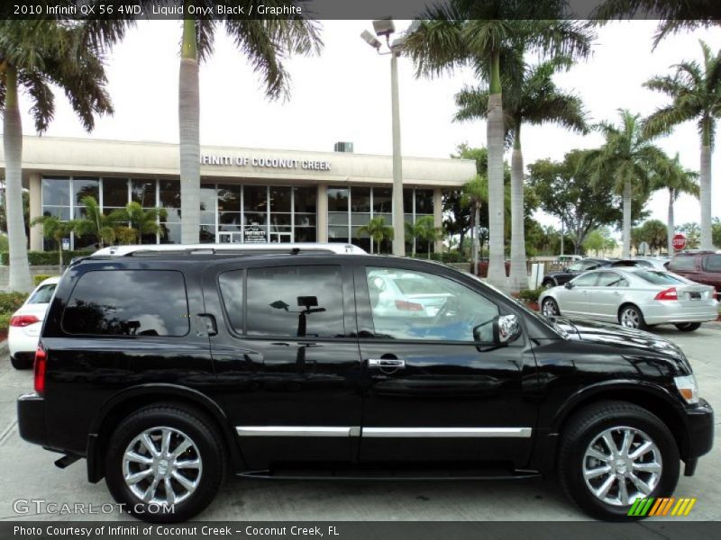 Liquid Onyx Black / Graphite 2010 Infiniti QX 56 4WD