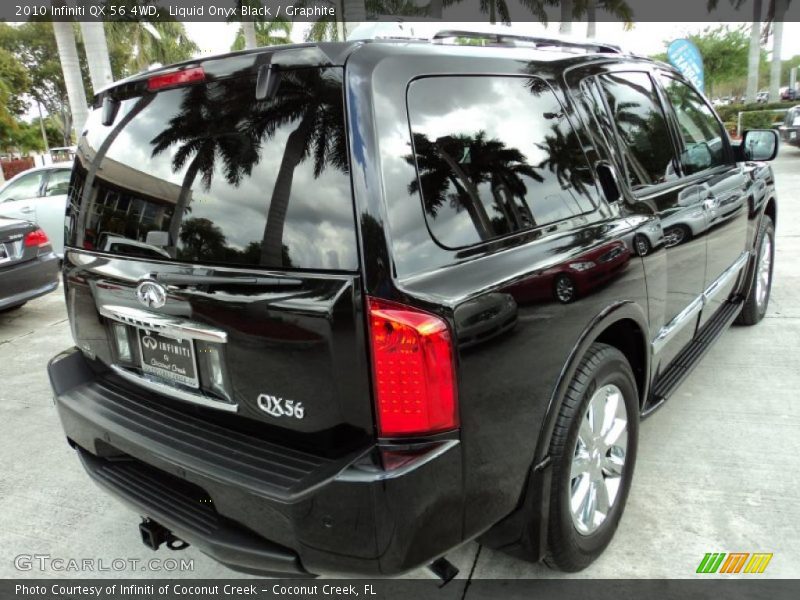Liquid Onyx Black / Graphite 2010 Infiniti QX 56 4WD