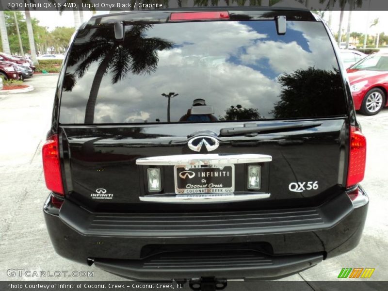 Liquid Onyx Black / Graphite 2010 Infiniti QX 56 4WD
